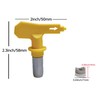 3 Sizes Reversible Paint Spray Tip Nozzles – Upgraded Anti-Clog