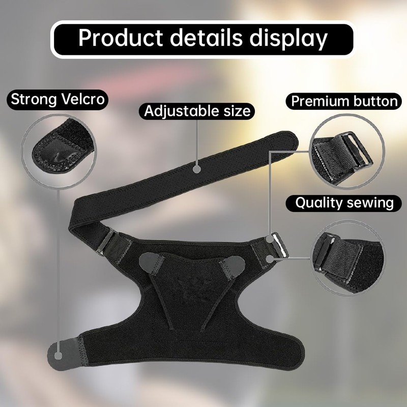 WUMZIRA Shoulder Brace Neoprene Shoulder Support Bandage Adjustable Shoulder Support