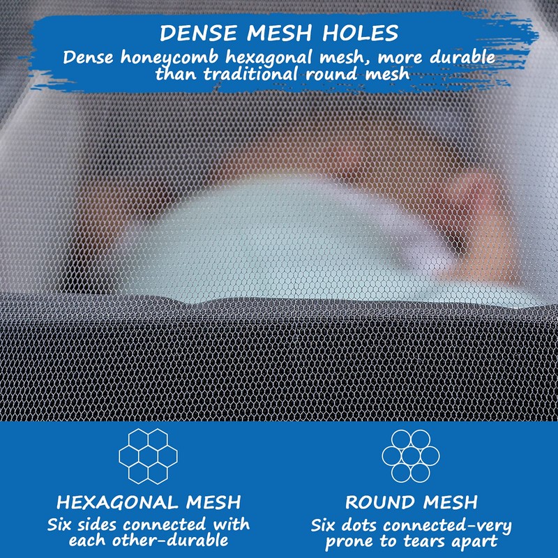 Baby Mosquito Net for Stroller, Reusable Bug Net for Stroller,