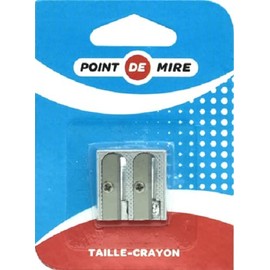 Metal Pencil Sharpener 2 Uses for Stationery School Supplies