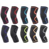 New Sports Running Knee Brace for Joint Protection Unisex Black/L 2ea