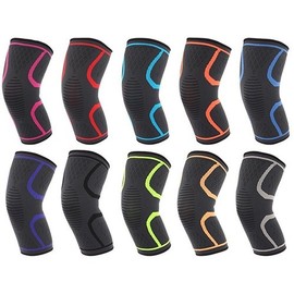 New Sports Running Knee Brace for Joint Protection Unisex Black/L 2ea