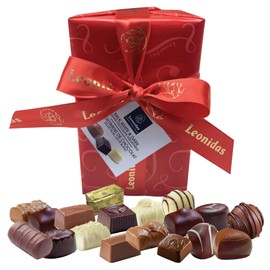 Leonidas Belgian Chocolates | Love Collection for Valentine's Day, Mother's Day & Anniversaries | 32 pieces, 17.6 oz of Assorted White, Milk & Dark Chocolates in a Beautiful Gift Ballotin | Imported Fine Chocolate from Belgium