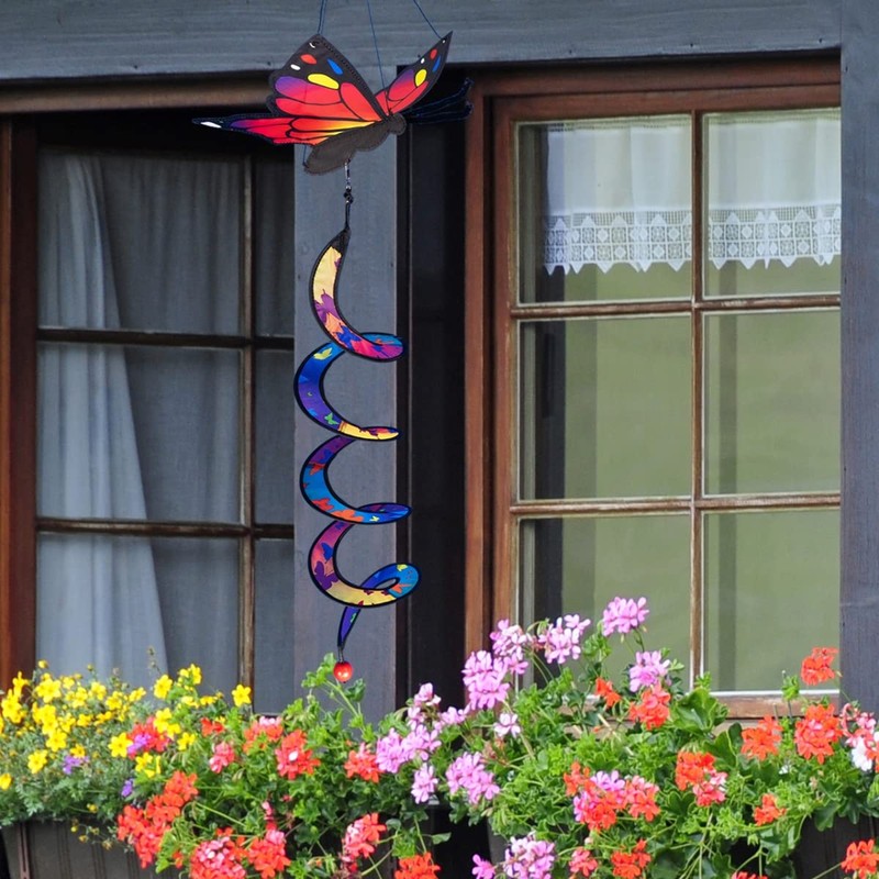 CIM Wind Chime Butterfly Twister Span Width: 24 cm Spiral