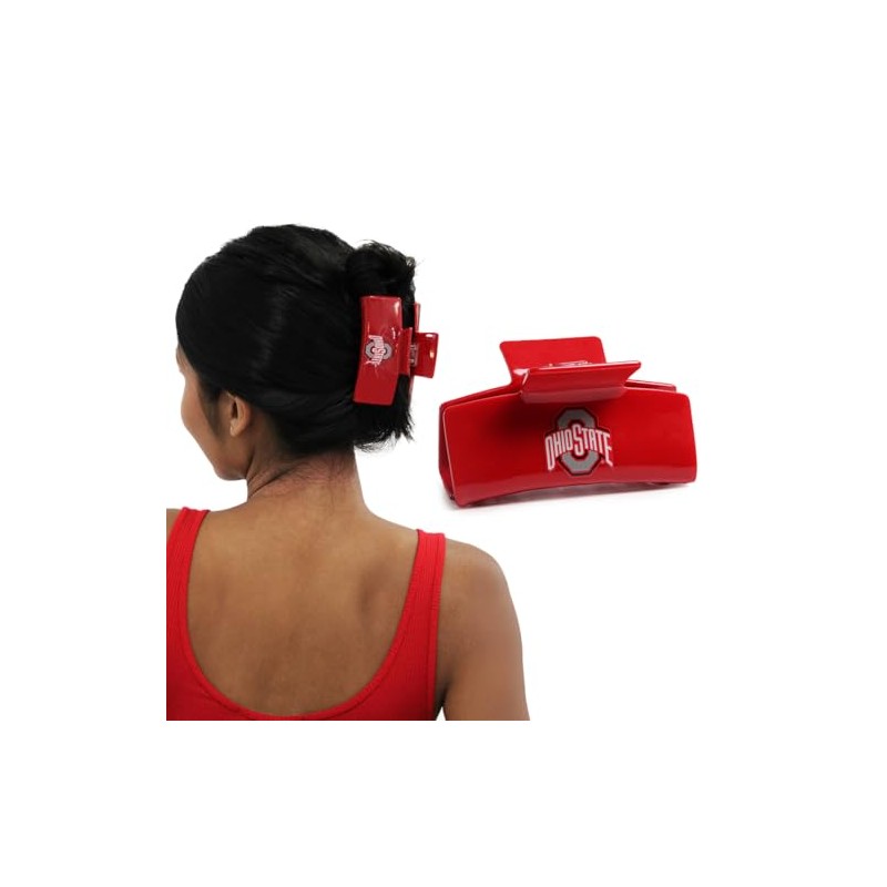 Ohio State® Logo Claw Clips (Scarlet)