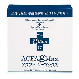 Akfuzzy Max Black Yeast Extract Containing Beta 1,3/1,6 Gurgan, 0.6 oz (17 g) x 30 Packets