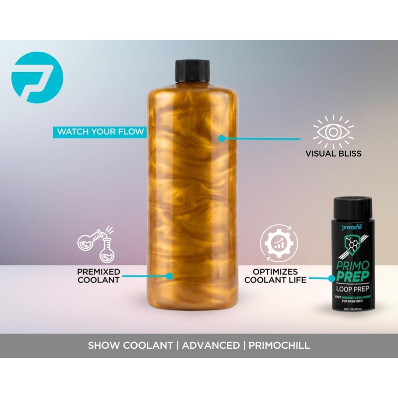 PrimoChill Vue - Computer WaterCooling Coolant, Visual Flow, Solid/Non-Transparent, Full