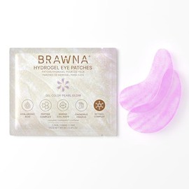 BRAWNA Hydrogel Under Eye Mask Patch Gift Set with Hyaluronic Acid, Collagen, Retinol, Caffeine, Peptide, Kojic Acid, Arbutin - For Dark Circles, Puffy Eyes, Undereye Bags, Wrinkles- 24 Pairs