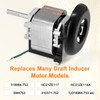 Criditpid 318984-753 HC21ZE117 Draft Inducer Motor Kit for Carrier Furnace,