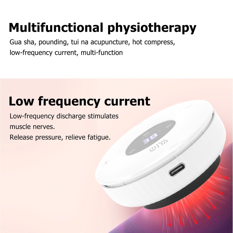 Electric Gua Sha Scrapping Massager USB Charging Multi Function Physical