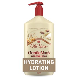 Old Spice Hand, Face & Body Lotion for Men, 24/7 Lightweight Moisturization with Vitamin B3, Instant Absorption, For All Skin Types, Brown Sugar + Cocoa Butter Scent, 16 oz