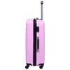 Udorich Lightweight and Durable Hardcase Trolley Suitcase, 360-Degree Castors, Security