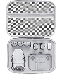 XINGDOZ Mini 2 Portable Bag, Waterproof Case for DJI Neo Drone Storage PU Travel Bag Fall Protection Compact Protection Accessories Protection, gray