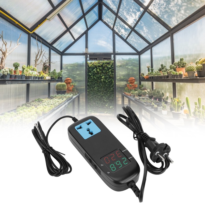 Incubator Thermostat Electronic Heating Thermostat Digital Temperature Controller 90V~