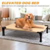 Cooling Elevated Dog Bed, Raised Dog Bed with Washable Breathable