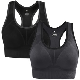 IUGA Sports Bras for Women High Impact Racerback Sports Bra Seamless Padded Sports Bra Yoga Bras Workout Bra Activewear Bra
