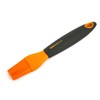 FACKELMANN Backpinsel Soft 19cm in grau/orange, Silikon, 19 x 6
