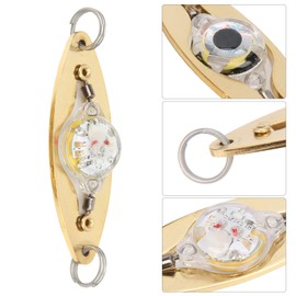 2Pcs Fishing Led Lure Light Low Power Consumption Eye Shape Blue Light Underwater Lure Lamp for Night Fishing Other Fishing Tools and Accessories