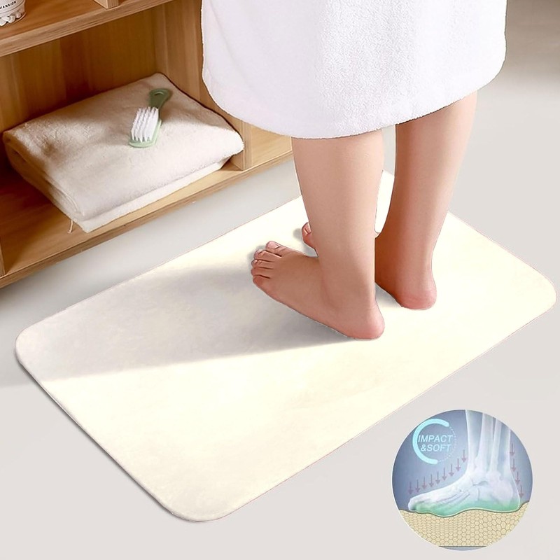 GA COMMUNICATIONS Bathroom Mat Sets 2 Piece Non Slip Washable