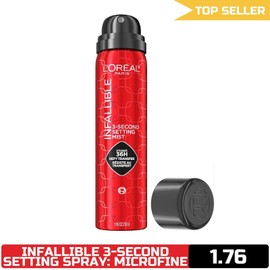 L'Oreal Paris Infallible Setting Spray Mist, 1.76 Fl Oz, 36HR Wear