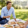 TIAKO 2 Pair Titanium Chopsticks Set (Blue & Pink) |