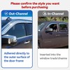 Window Visor Rain Guard for 2019-2026 Silverado/Sierra 1500 Crew Cab