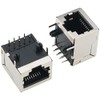 Conector de PCB RJ45 10 piezas RJ45 blindado 8P8C 90
