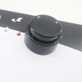 ITSYHPRO 2 Holes Puncher for Binder Mushroom Planner Discbound Hole Punch Paper Punches for Disc Scrapbook Supplies(Black)