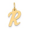 Auriga Fine Jewelry 14k Yellow Gold Small Script Letter R