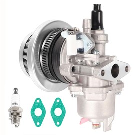 Cylemoto PZ13 13mm Carburetor Carb Air Filter Stack For 47cc 49cc Mini ATV Quad Dirt Pocket Bike Cag Mini Moto Moped Scooter Motocross Silver