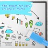 HRLORK 10pcs Mini Whiteboard Pens 9 Colours Magnetic Erasable Markers
