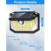 LANSOW LANSOW solar lights for outside with motion detector, 188LED/warm