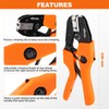 KF CPTEC Crimping Tool for Insulated Terminals Flat Connector 90°
