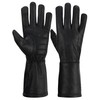 Men's Unlined Extra Long Water Resistant Leather Gauntlet Glove Medium