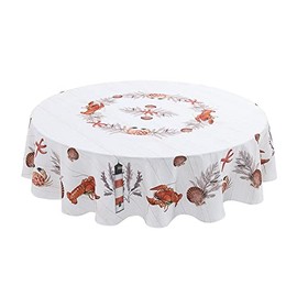 Laural Home Seafood Shack 70" Round Tablecloth