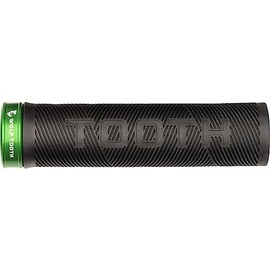 Wolf Tooth Echo Lock-On Grip - Schwarzer Griff mit grünem Kragen