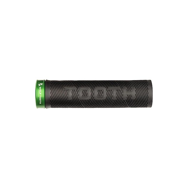Wolf Tooth Echo Lock-On Grip - Schwarzer Griff mit grünem