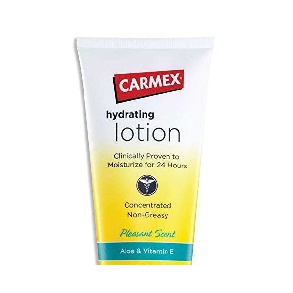 Carmex Hydrating Lotion with Aloe & Vitamin E 1 oz. (3 Pack)