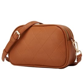 ZHIERNA Damen Handy Umhängetasche Leder Kleine Crossbody Bag Damen Schultertasche Handytasche Moderne Taschen mit Abnehmbar Schultergurt