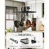 CHOEZON Hanging Pot Rack, Ceiling Mounted Pot Hanger for Kitchen,