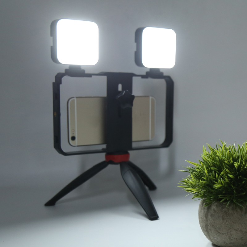 YELANGU Vlog Live Phone Photography Support Dual Light Video Shooting