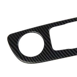 Korlot Carbon Fiber Center Console Air Conditioner Panel AC Cover Trim for GMC Terrain 2018-2024