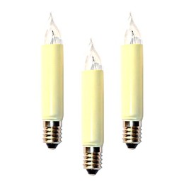 EGB Minischaftkerzen Set of 3–34V/3W