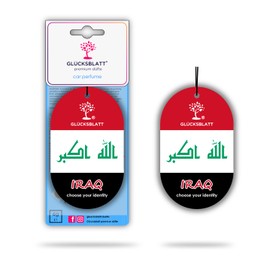 GLÜCKSBLATT premium düfte Autoparfüm Duft Flagge IRAQ