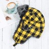 ONWAY Yellow Trapper Hat Winter Hats for Women Men with