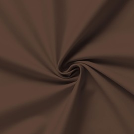 100% Cotton Fabric 60 Inch 150cm Wide 150GSM Material for Sewing, Dressmaking, Quilting, Curtain Linings, Pillowcases & Totes Fabric by The Half Metre by Discount Fabrics LTD(Brown, 0.5m)