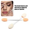 VOCOSTE Eyeshadow Brush, Sponge Tip, Disposable Double Eye Shadow Brush,