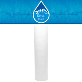 Replacement for Aqua Pure AP101T Polypropylene Sediment Filter - Universal 10-inch 5-Micron Cartridge Compatible with Aqua Pure AP101T Whole House Water Filter - Denali Pure Brand