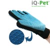 iQ-Pet Fellpflege-Handschuh | 2 Seiten: Gummi + Mikrofaser