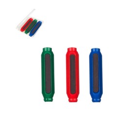 Chalk Holder/Chalk keeper with Storage Hard Case - Blackboard Adjustable Chalk Clip Set, 3 Colors